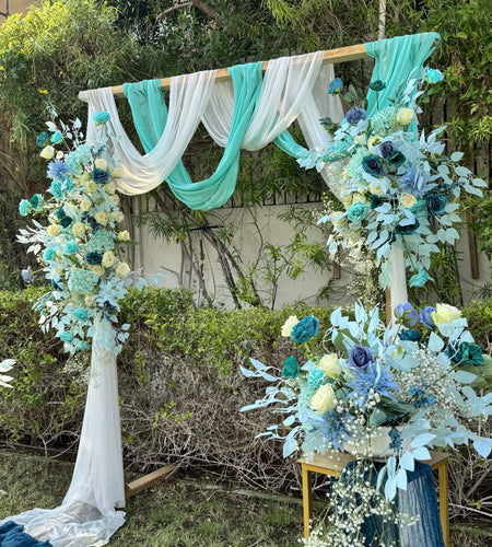 Tiffany wedding arch