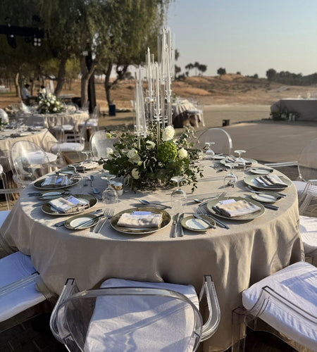 Wedding table decor / ديكور طاولة الزفاف
