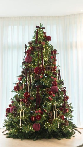 New Year's decorations with fresh tree(from...)