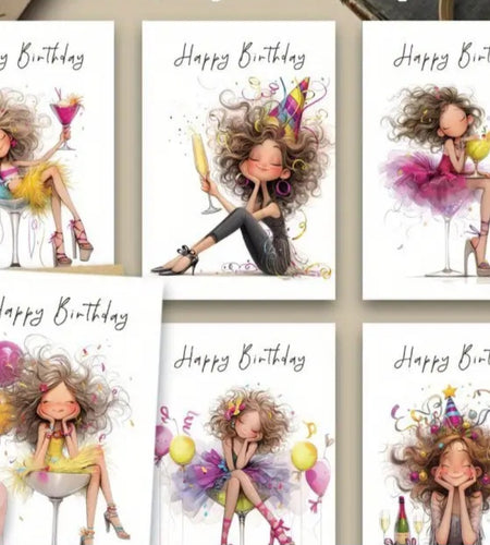 Postcard Happy birthday 1