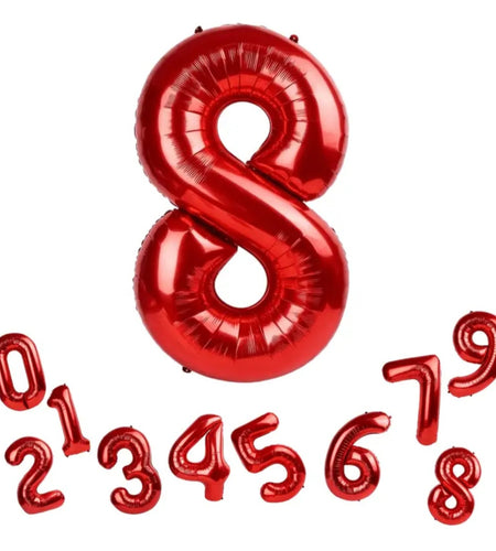 Digital balloons (red)