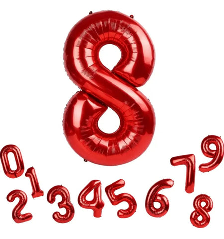 Digital balloons (red)