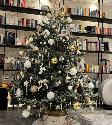 New Year's decorations with fresh tree(from...)