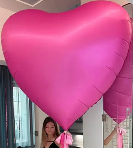 Big heart balloons
