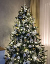 New Year's decoration of an artificial spruce tree (220 cm) / عيد الميلاد