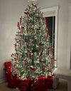 New Year's decoration of an artificial spruce tree (220 cm) / عيد الميلاد