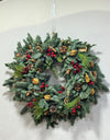 Handmade New Year's wreath (45/50cm) / عيد الميلاد