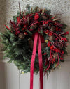 Handmade New Year's wreath (50/55cm) / عيد الميلاد