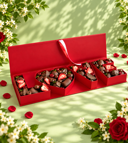 Love Red Sweet Box صندوق الحب الأحمر للحلويات