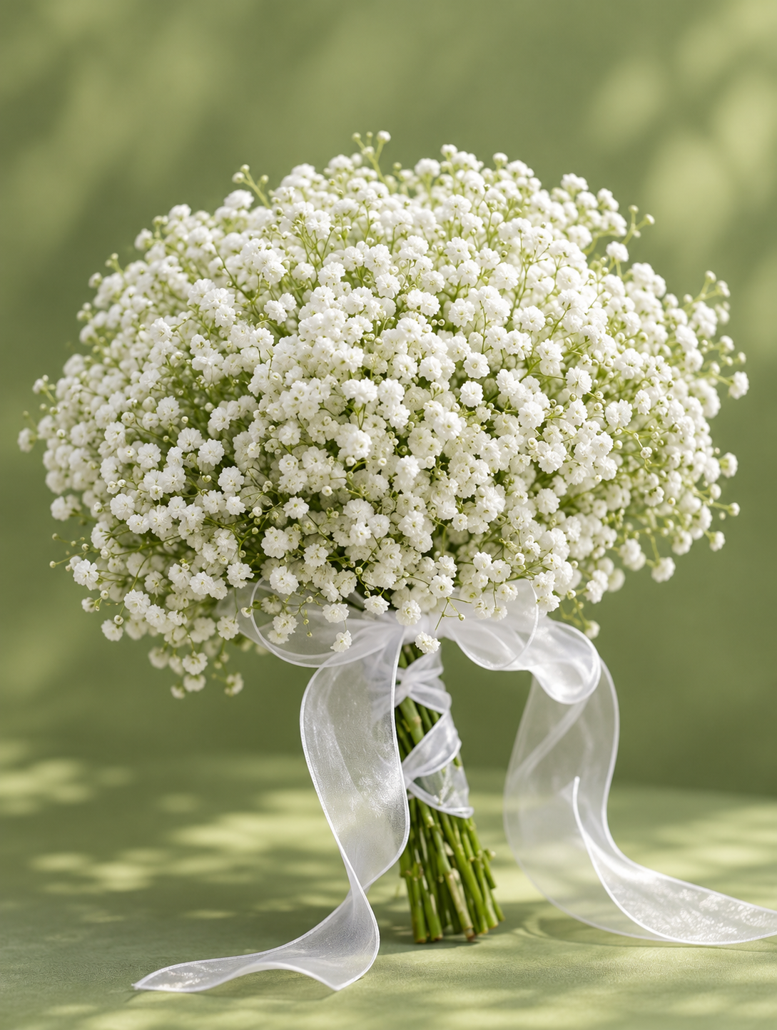 White Gypsophila Bouquet باقة الجيبسوفيلا البيضاء