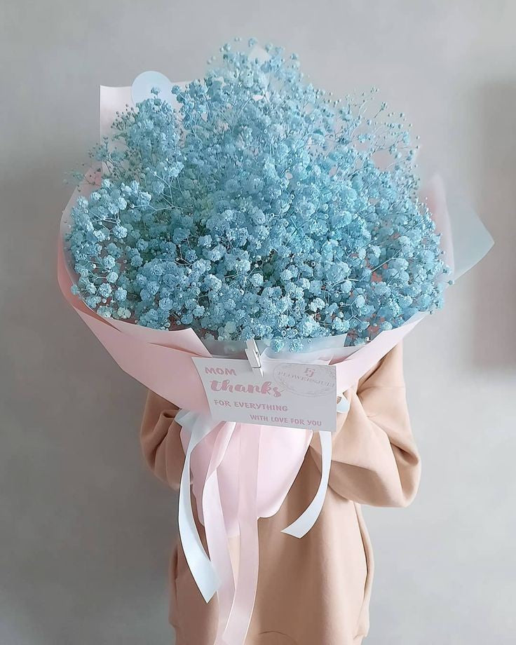 10  White gypsophila