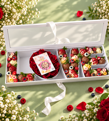 Luxury White LOVE Gift Box صندوق هدايا LOVE الأبيض الفاخر