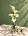 White Calla Lily Bridal Bouquet / باقة العروس من زهور الكالا البيضاء