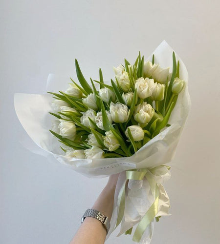 21 White tulip