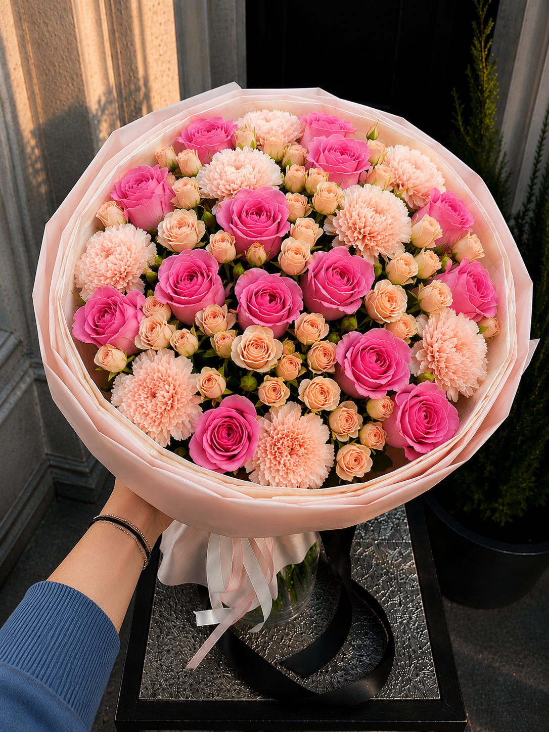 Pink bouquet / باقة وردية