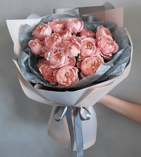 Piones bebe rose (9pis)