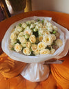 Cream spray roses