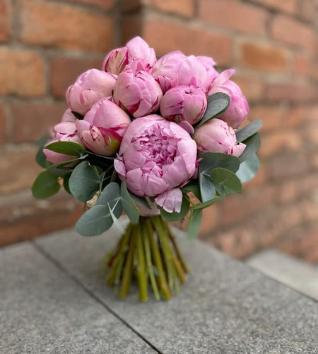 باقة زفاف وردية/ Pink bridal bouquet