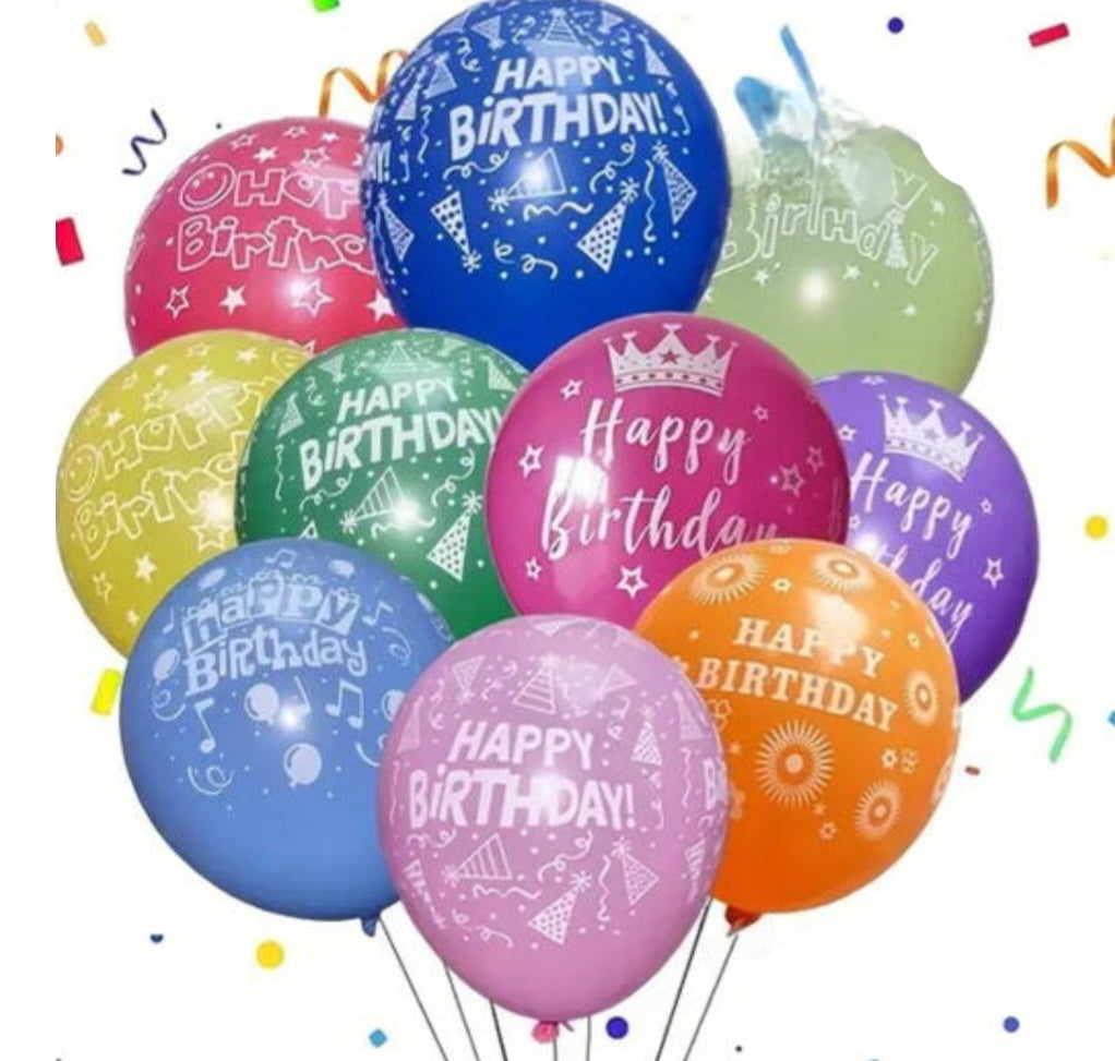 Ballons Happybirthday (1pis) any color