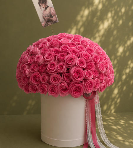 251 Pink roses / 251 وردة وردية