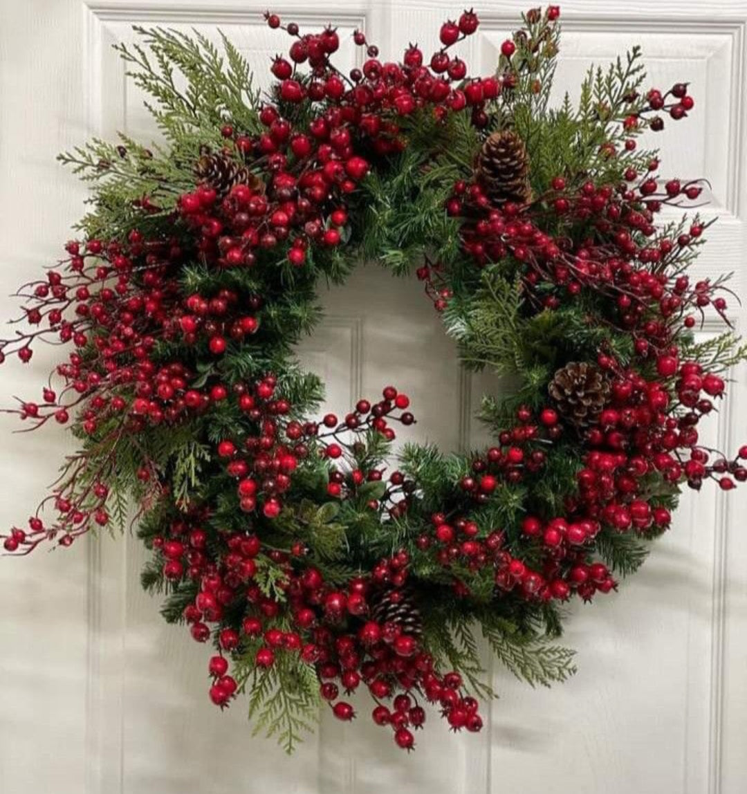 New Year's wreath (45 cm)