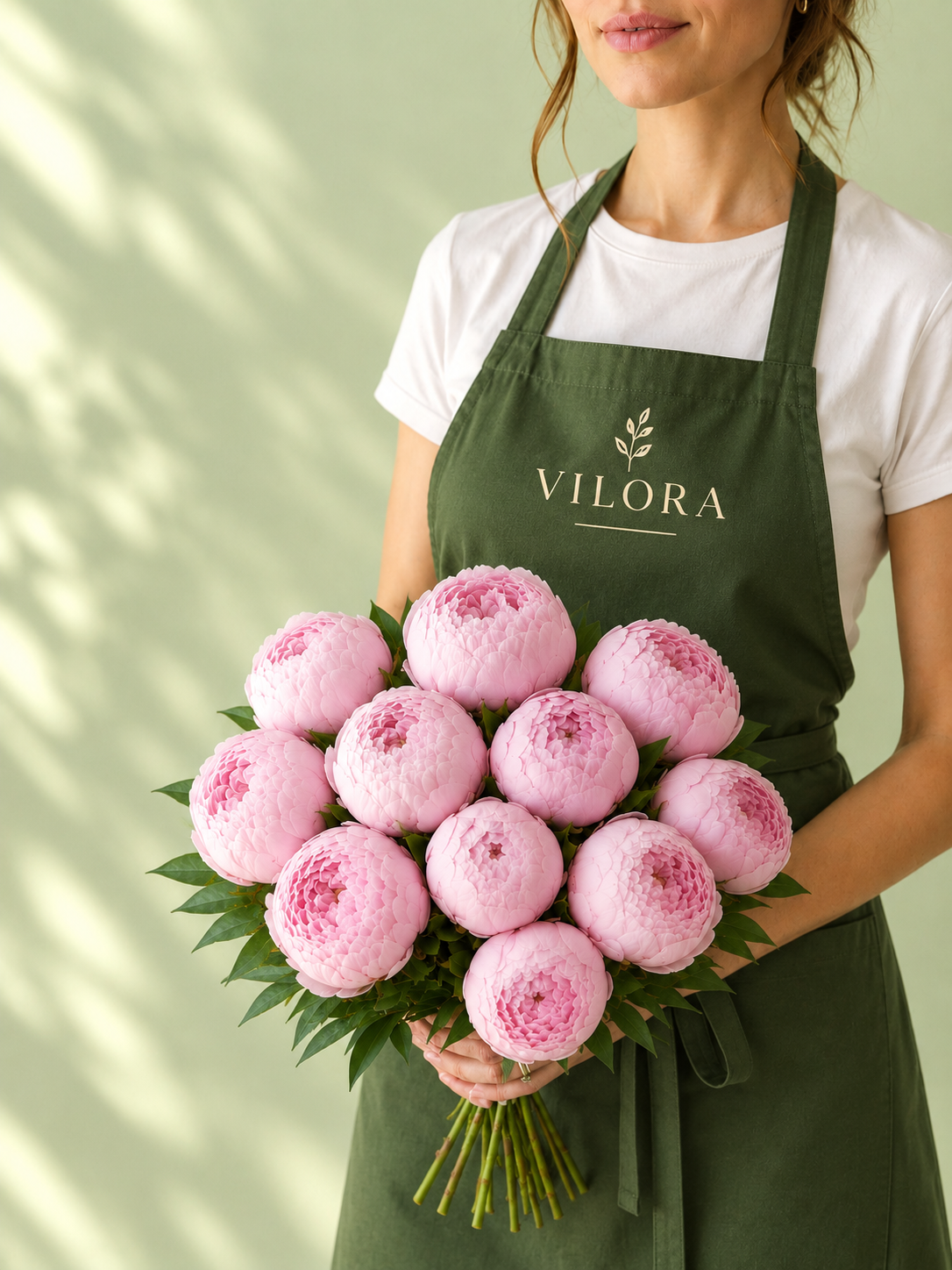 Premium Pink Peony Bouquet باقة البيوني الوردية الفاخرة