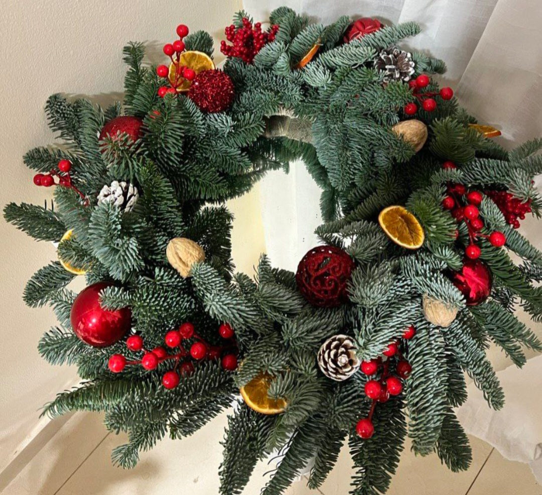 New Year's wreath (45 cm)