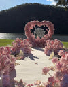 Pink arch heart / قلب قوس وردي