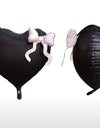 Balloons "Heart with bows" (5 pis)