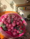 Piones bebe roses