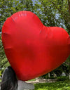 Big heart balloons