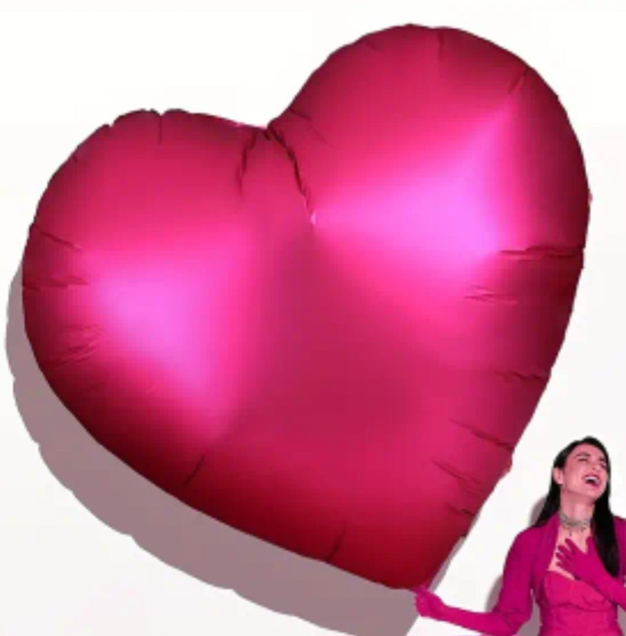 Big heart balloons