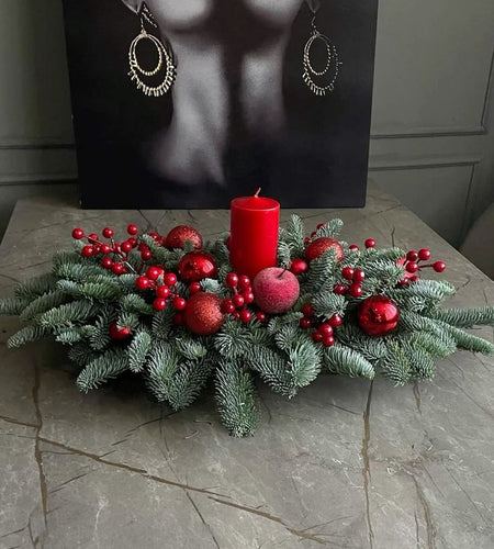 Christmas table decor