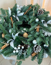 New Year's wreath (45 cm)