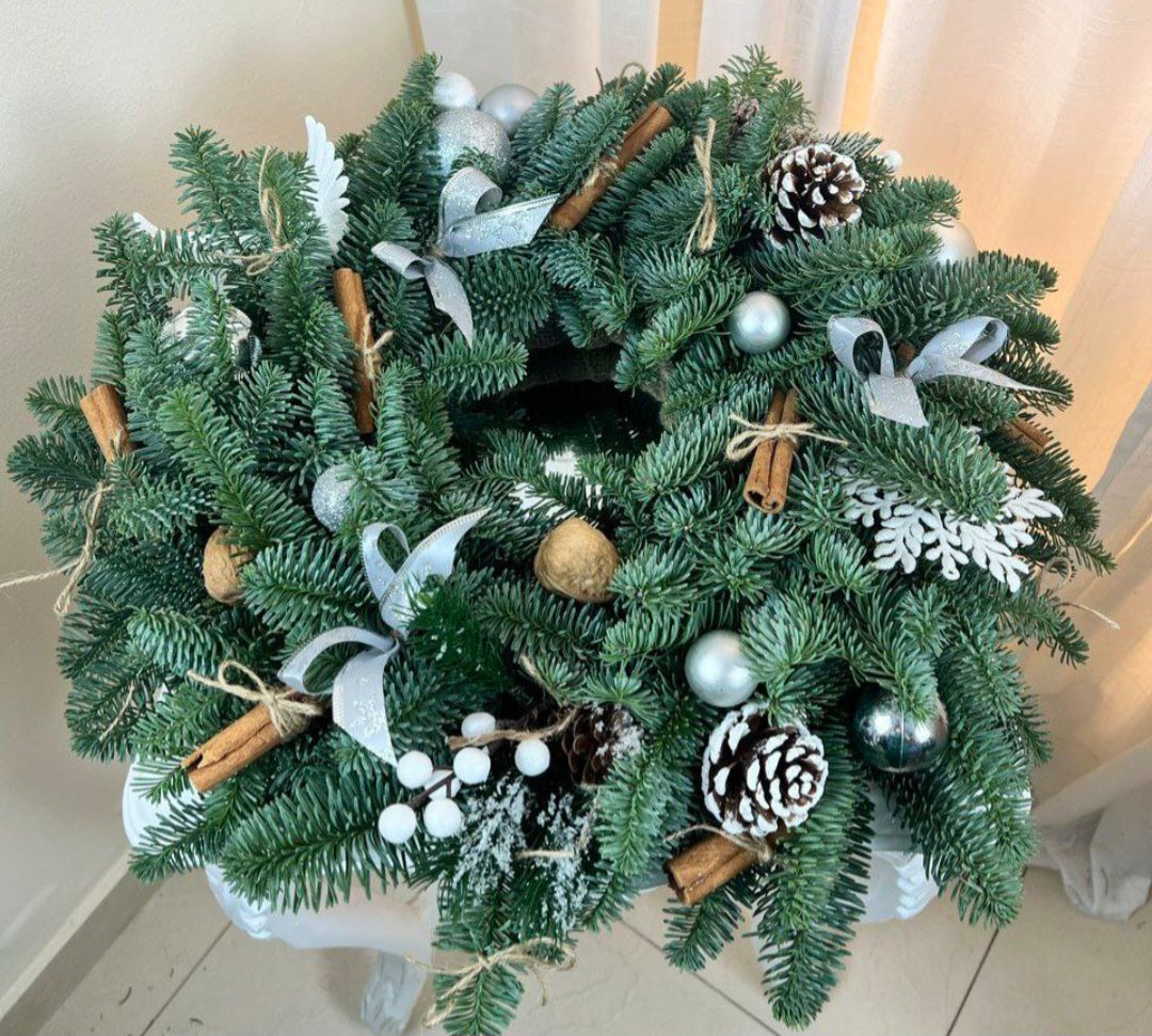 New Year's wreath (45 cm)