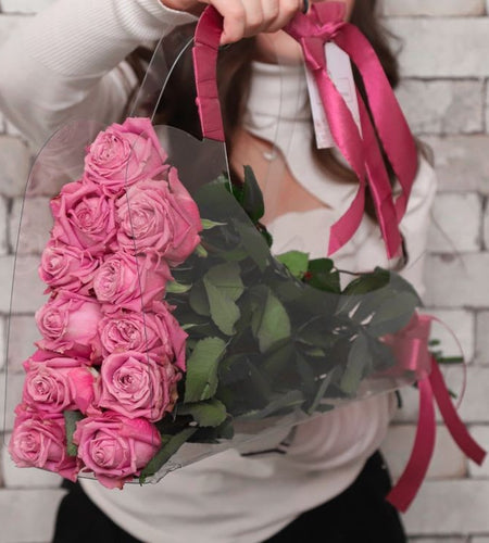 Pink roses (11pis)