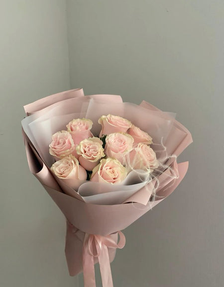 Pink premium roses (11pis)