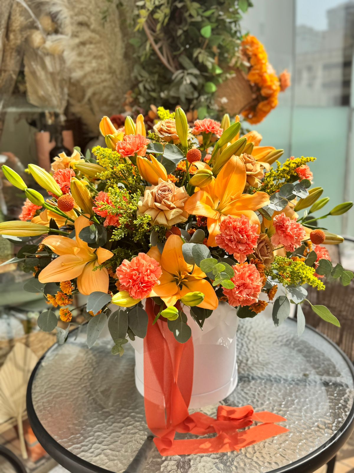 Orange box/صندوق برتقالي