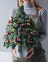 Handmade/Live Christmas tree(40sm)