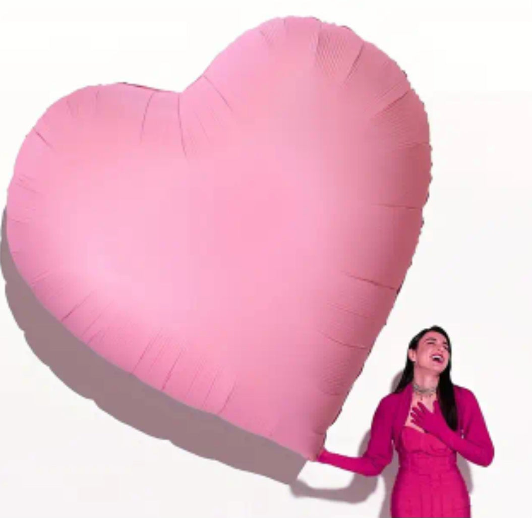 Big heart balloons