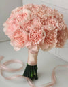 Bridal bouquet pink / باقة زفاف كلاسيكية باللون الوردي