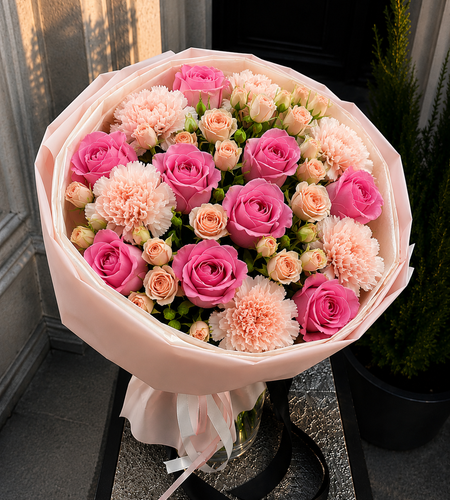 Pink bouquet / باقة وردية